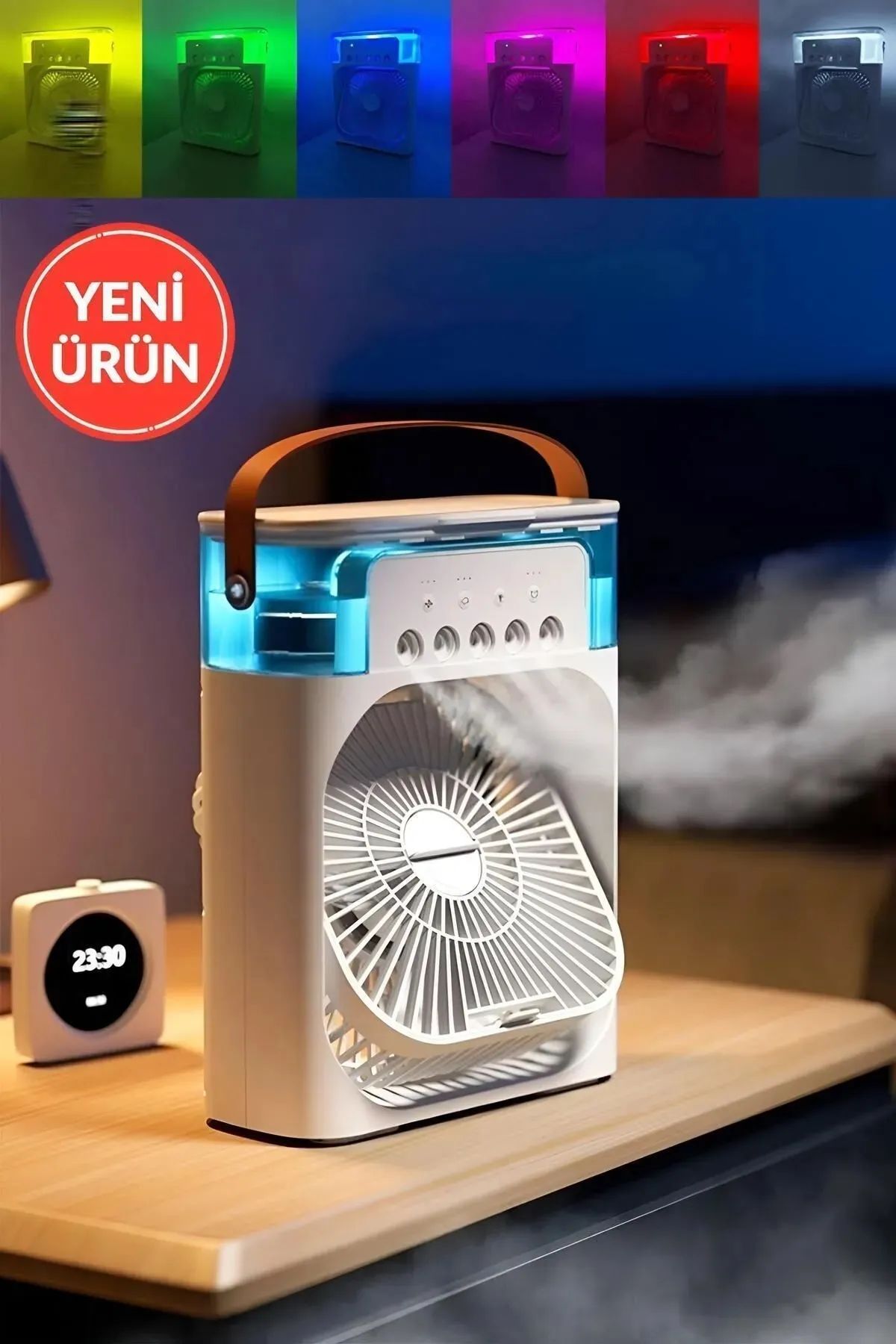 Ultrasonik Hava Nemlendirici Fan Buhar Makinesi ve Aroma Difüzörü